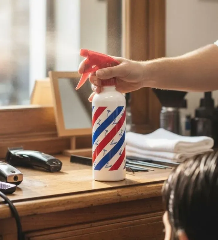 Botella Barbershop PET – Atomizador para salón