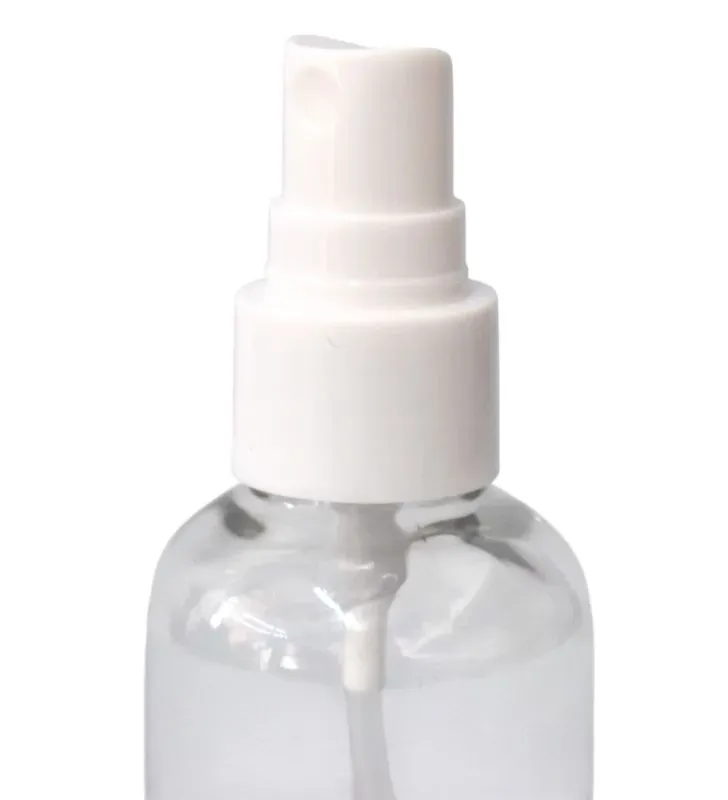 Botella Boston PET 125 ml con Atomizador tipo Spray