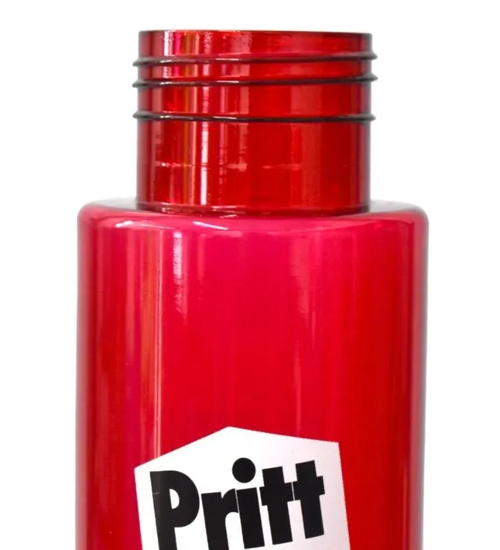 Tubo Pritt con Tapa – Botella plástica roja