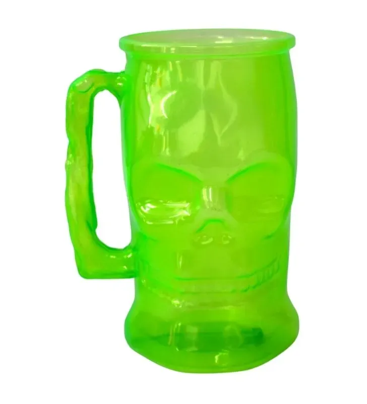 Tarro Calavera de Plástico – Jarra de Bebida con Estilo