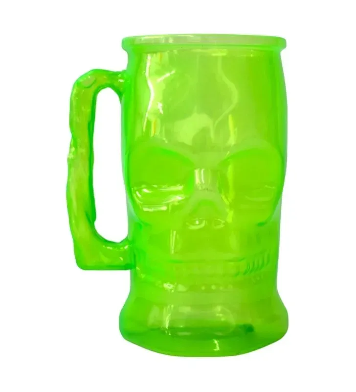 Tarro Calavera de Plástico – Jarra de Bebida con Estilo