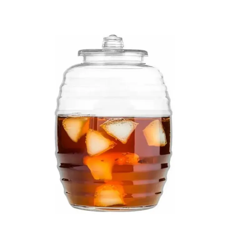 Barril de Vidrio Crisa 5 L con Tapa – Modelo 9603 | Hogar-CRISA