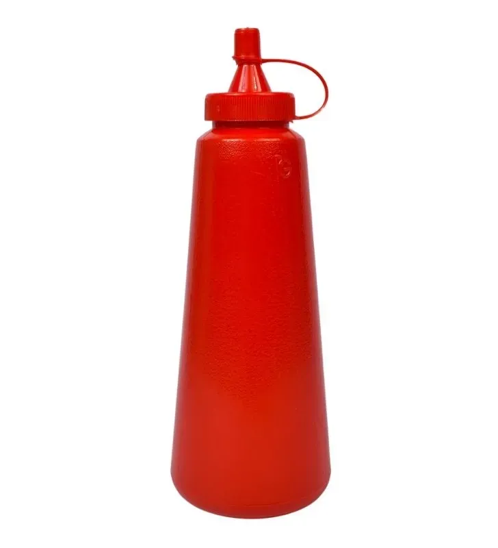 Catsupero 500 ml – Plástico Flexible con Tapa Mamila
