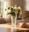 Florero Bohemia Grande W016 – Tallado Elegante