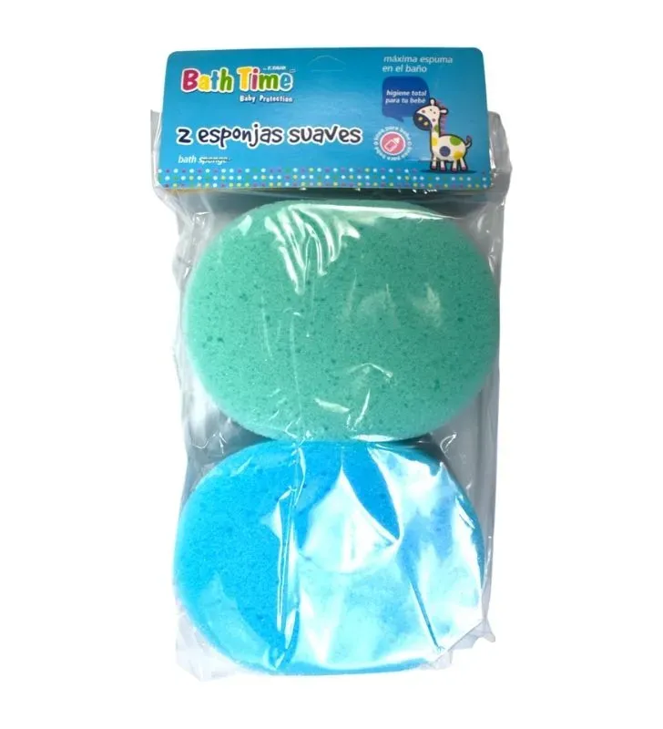 Pack 2 Esponjas Suaves Bath Time – T. Taio