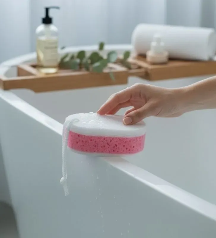 Esponja Exfoliante Doble Textura T. Taio – Baño y Masaje