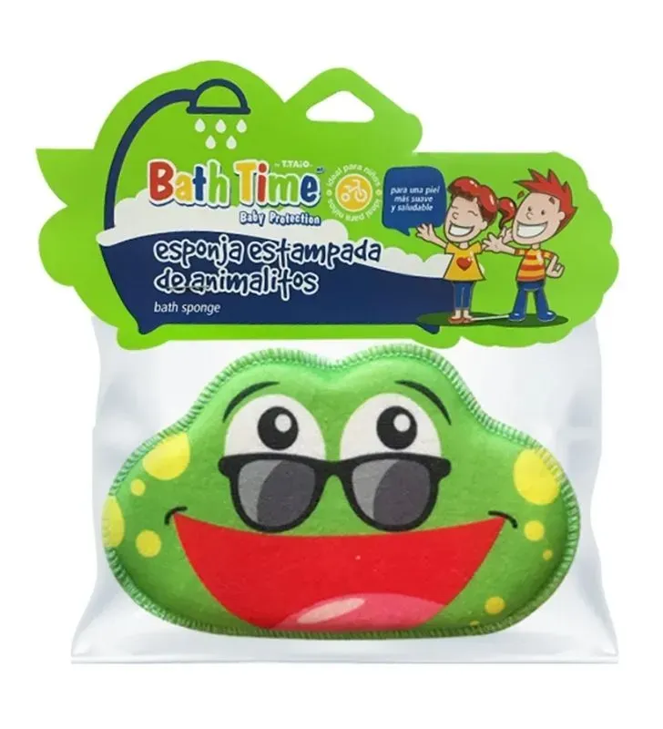 Esponja Bath Time Forma Rana T Taio BET6691 – Baño Bebé