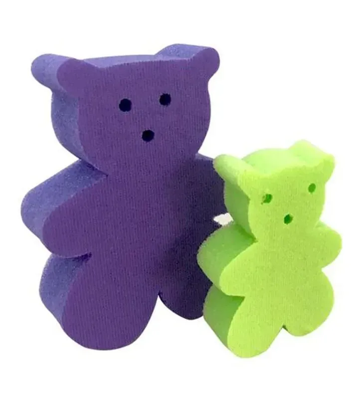 Esponjas con Tela Suave para Baño de Bebé T Taio TEST – 2 Piezas