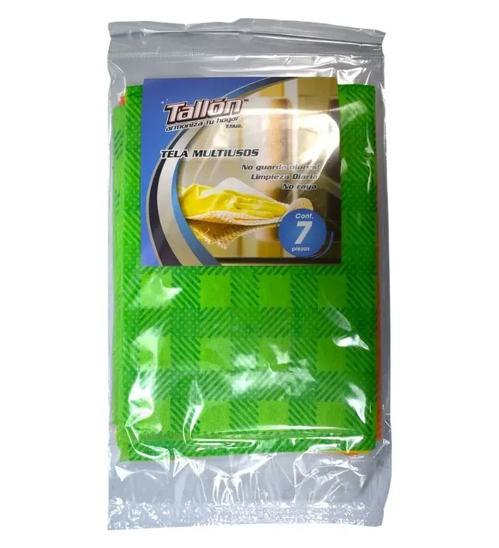 Tallón Tela Multiusos 7TAL1498 T Taio – Paquete de 7 Piezas