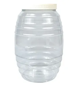 Vitrolero Barril ½ Galón Alcapet – Envase PET transparente