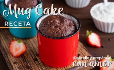 Receta para preparar MUG CAKE